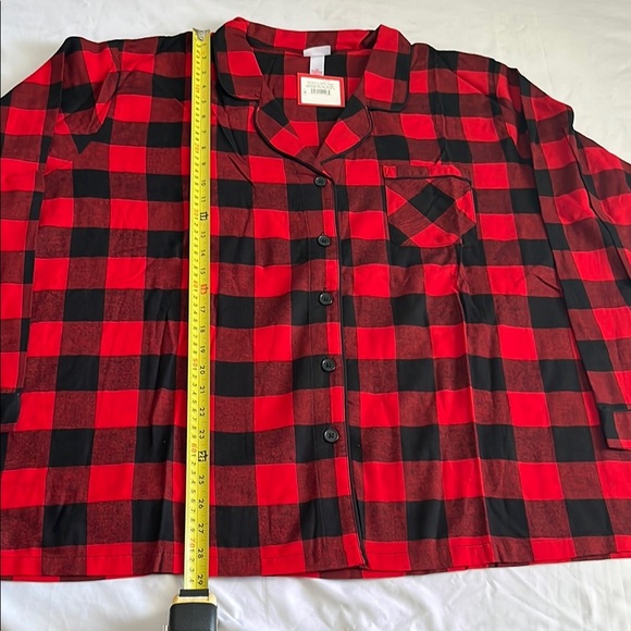 Wondershop Red and Black Casual Button Down Shirt - Picture 2 of 13